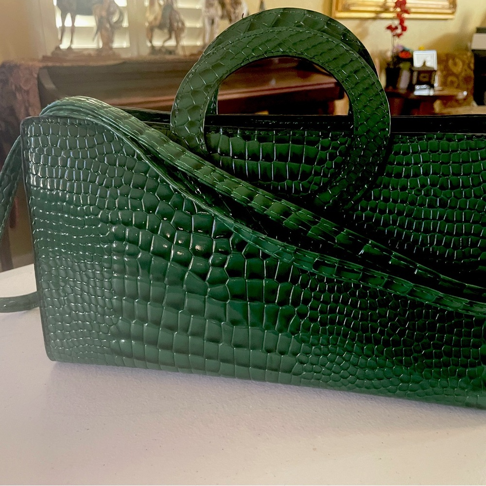 NWOT Green Satchel